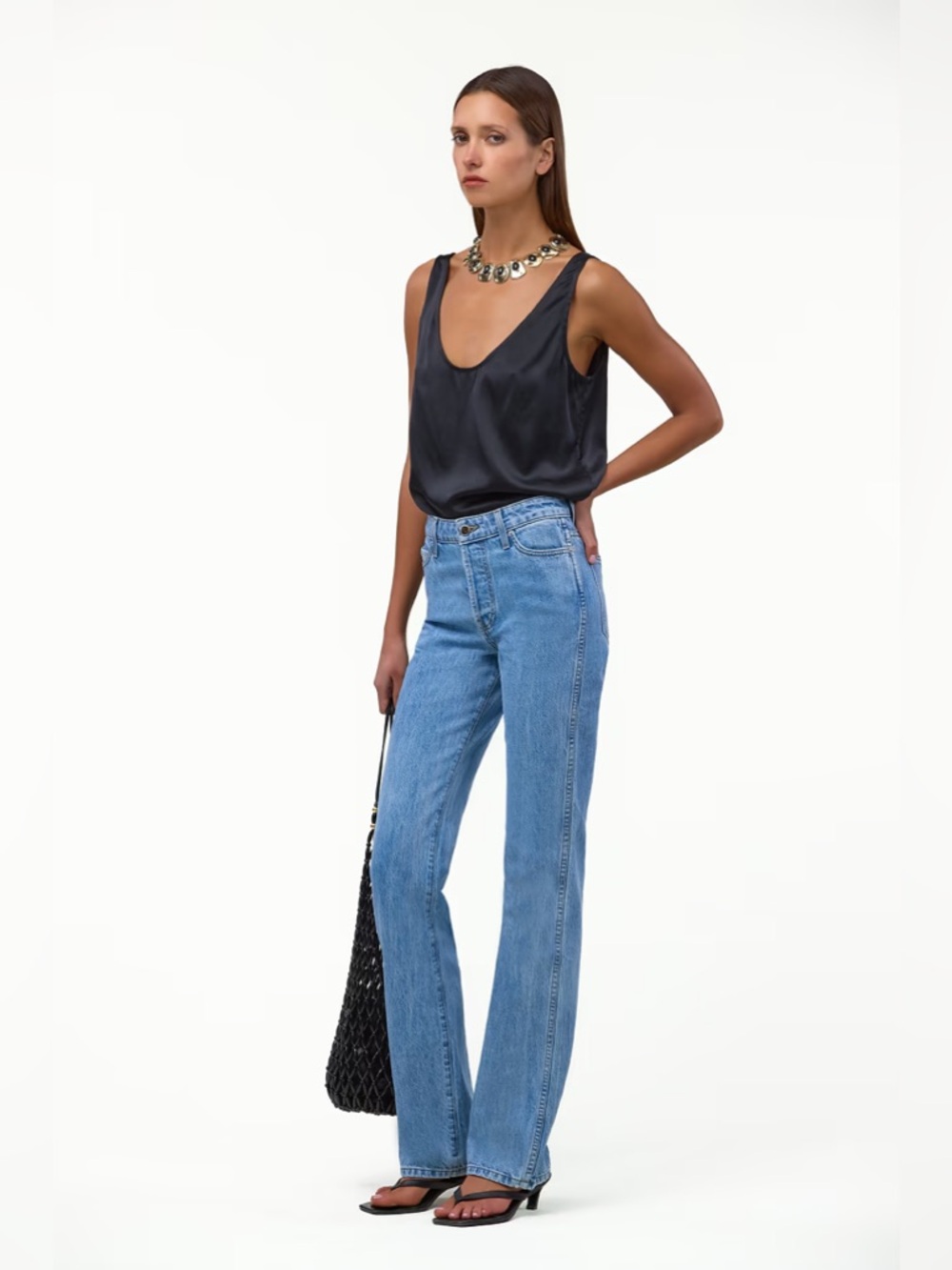 Same THE PERFECT JEAN Button Fly Size 28 x 35 Long Retail 428.00 - Picture 15 of 16